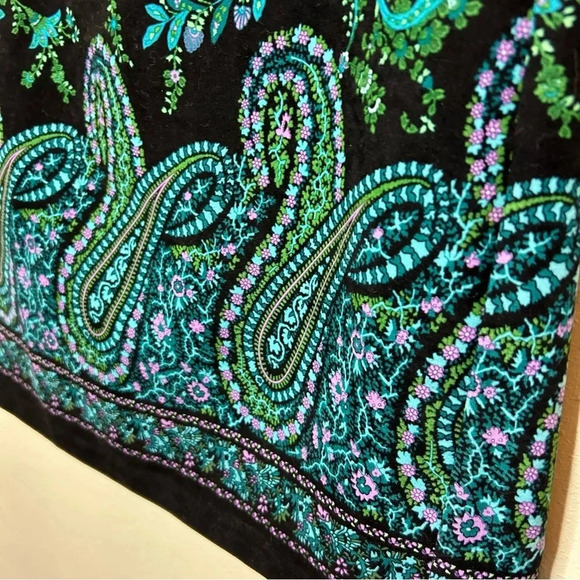 Briggs New York Long Paisley Skirt Size 14 - Picture 9 of 9